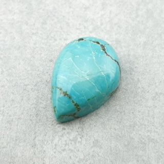 Turkus tybetański kaboszon 14x10 mm nr 221