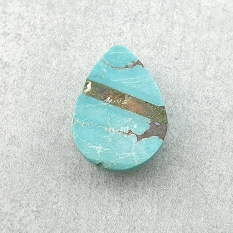 Tibetan turquoise cabochon 14x10 mm no. 221 Tibetan turquoise cabochon 14x10 mm no. 221