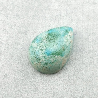 Turkus tybetański kaboszon 14x10 mm nr 222