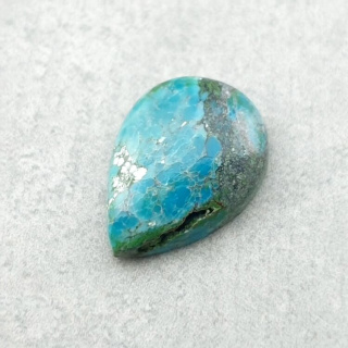 Turkus tybetański kaboszon 14x10 mm nr 223