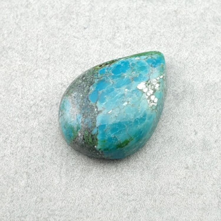 Turkus tybetański kaboszon 14x10 mm nr 223