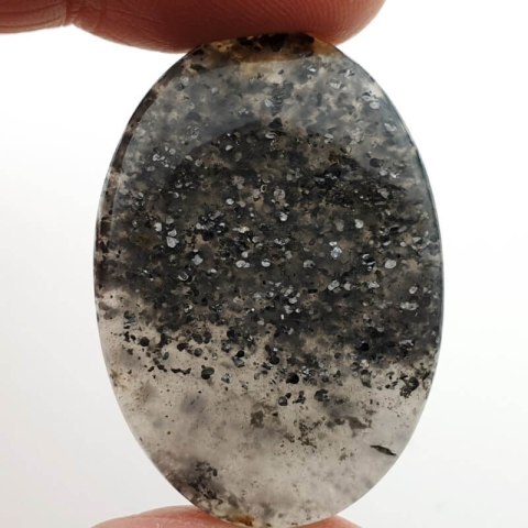 Black sunstone cabochon 39x27 mm no 14 Black sunstone cabochon 39x27 mm no 14