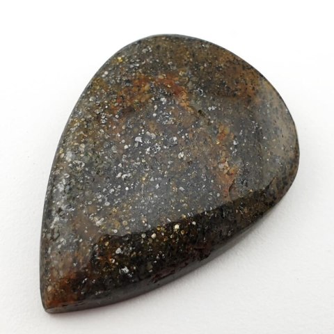 Black sunstone cabochon 41x29 mm no. 4 Black sunstone cabochon 41x29 mm no. 4