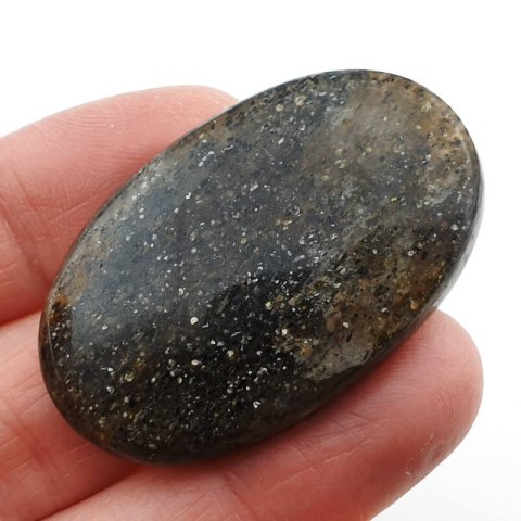 Black sunstone cabochon 42x26 mm no 8 Black sunstone cabochon 42x26 mm no 8
