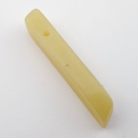 Jadeit cytrynowy sopel 41x8 mm nr 13 Jadeit cytrynowy sopel 41x8 mm nr 13