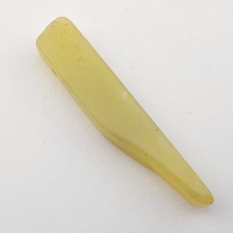 Jadeit cytrynowy sopel 49x9 mm nr 17 Jadeit cytrynowy sopel 49x9 mm nr 17