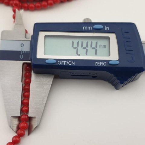 Jadeit czerwony kula 4 mm 30 szt Jadeit czerwony kula 4 mm 30 szt