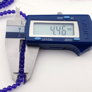 Jade indigo ball 4 mm cord