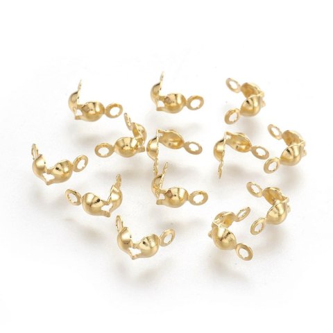 Catchers stainless steel 7.5 mm gold colour 10 pcs Catchers stainless steel 7.5 mm gold colour 10 pcs