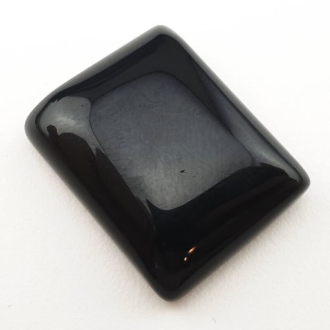 Onyx black cabochon 23x18 mm no. 132 Onyx black cabochon 23x18 mm no. 132