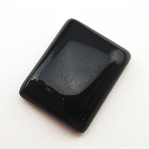 Onyx black cabochon 23x18 mm no. 132 Onyx black cabochon 23x18 mm no. 132