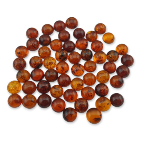 Baltic amber cabochon fi 8 mm 1 pc Baltic amber cabochon fi 8 mm 1 pc