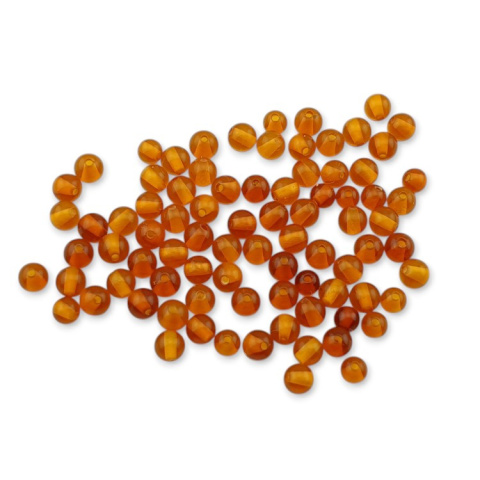 Bursztyn bałtycki koralik owal 4,5x3 mm 10 szt Bursztyn bałtycki koralik owal 4,5x3 mm 10 szt