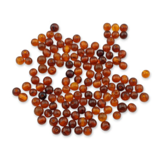 Bursztyn bałtycki koralik owal 4,5x3 mm 10 szt