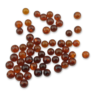 Bursztyn bałtycki koralik owal 4,5x3 mm 10 szt