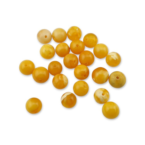 Baltic amber milky ball 6 mm 1 pc Baltic amber milky ball 6 mm 1 pc