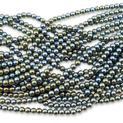 Hematyt zielony kula 3 mm sznur