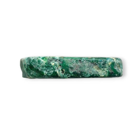 Imperial jasper slice with hole 27x26 mm no 351