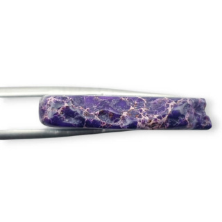 Jaspis cesarski plaster z dziurką 28x22 mm nr 289