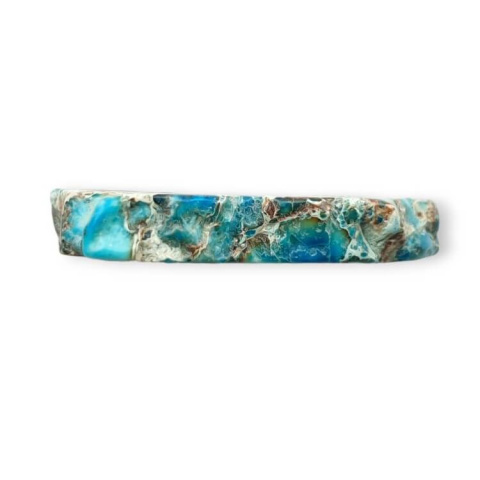 Imperial jasper slice with hole 31x24 mm no. 405 Imperial jasper slice with hole 31x24 mm no. 405