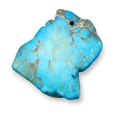 Imperial jasper slice with hole 31x26 mm no. 412 Imperial jasper slice with hole 31x26 mm no. 412