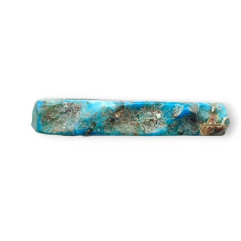Imperial jasper slice with hole 31x26 mm no. 412 Imperial jasper slice with hole 31x26 mm no. 412
