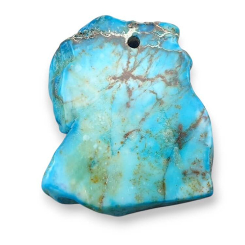 Imperial jasper slice with hole 31x26 mm no. 412 Imperial jasper slice with hole 31x26 mm no. 412