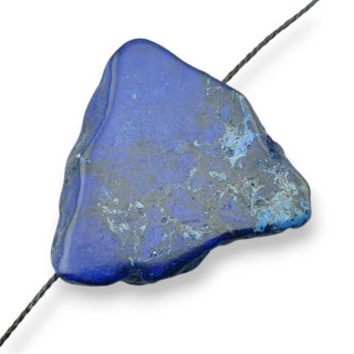 Jaspis cesarski plaster z dziurką 32x31 mm nr 253