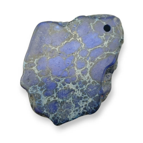 Imperial jasper slice with hole 33x24 mm no. 432 Imperial jasper slice with hole 33x24 mm no. 432