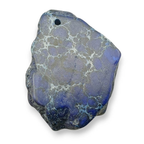 Imperial jasper slice with hole 33x24 mm no. 432 Imperial jasper slice with hole 33x24 mm no. 432