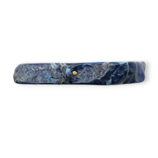 Jaspis cesarski plaster z dziurką 33x28 mm nr 427