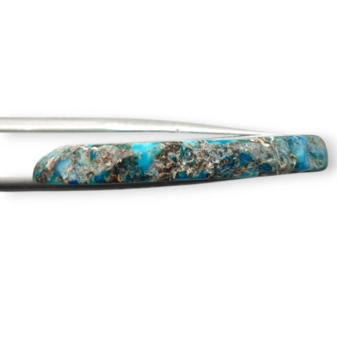 Imperial jasper slice with hole 34x26 mm no. 389 Imperial jasper slice with hole 34x26 mm no. 389