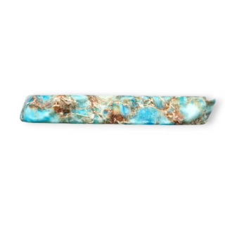 Jaspis cesarski plaster z dziurką 34x26 mm nr 391