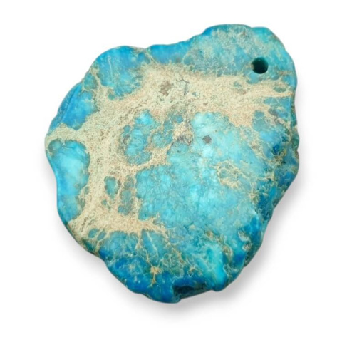 Imperial jasper slice with hole 34x27 mm no 387 Imperial jasper slice with hole 34x27 mm no 387