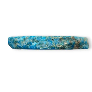 Jaspis cesarski plaster z dziurką 34x27 mm nr 387