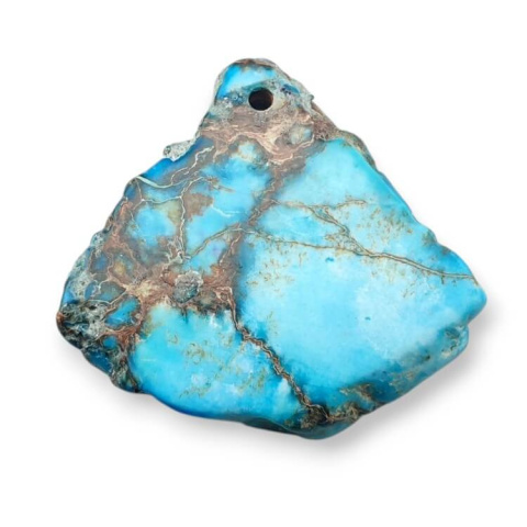 Imperial jasper slice with hole 34x31 mm No 375 Imperial jasper slice with hole 34x31 mm No 375