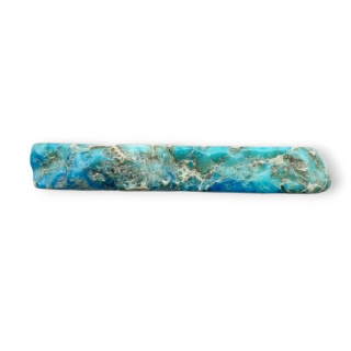 Jaspis cesarski plaster z dziurką 34x31 mm nr 396