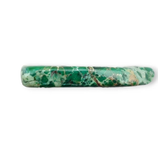 Jaspis cesarski plaster z dziurką 34x32 mm nr 349