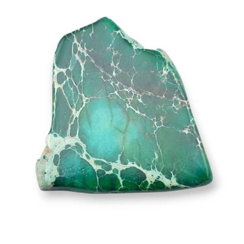 Imperial jasper slice with hole 34x32 mm no. 349 Imperial jasper slice with hole 34x32 mm no. 349