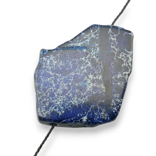 Jaspis cesarski plaster z dziurką 35x26 mm nr 272