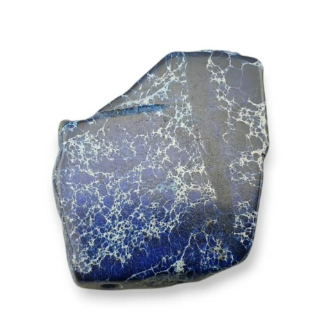 Imperial jasper slice with hole 35x26 mm no. 272 Imperial jasper slice with hole 35x26 mm no. 272