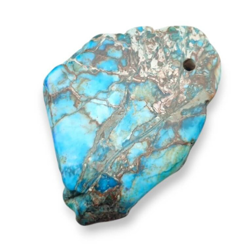 Imperial jasper slice with hole 35x26 mm no. 408 Imperial jasper slice with hole 35x26 mm no. 408