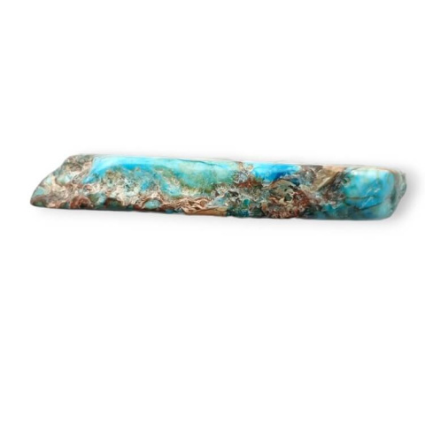 Imperial jasper slice with hole 35x26 mm no. 408 Imperial jasper slice with hole 35x26 mm no. 408