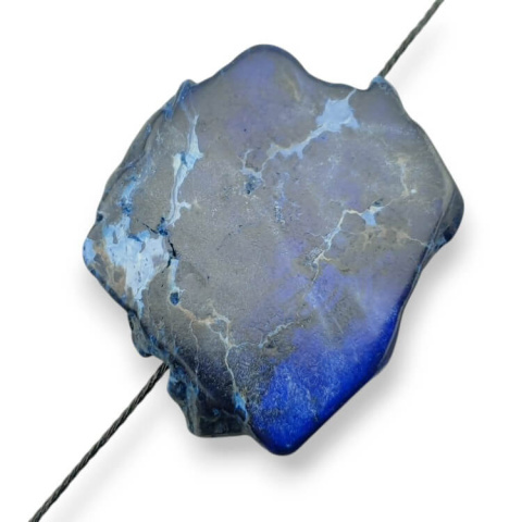 Imperial jasper slice with hole 35x30 mm no 247 Imperial jasper slice with hole 35x30 mm no 247