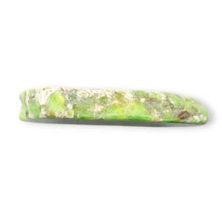 Jaspis cesarski plaster z dziurką 36x23 mm nr 213