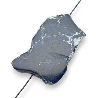 Jaspis cesarski plaster z dziurką 36x25 mm nr 269