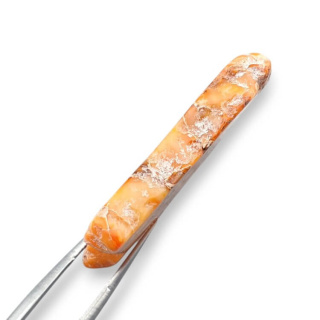 Jaspis cesarski plaster z dziurką 36x29 mm nr 163