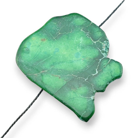 Imperial jasper slice with hole 36x30 mm no. 353 Imperial jasper slice with hole 36x30 mm no. 353
