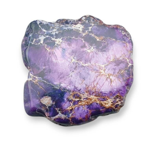 Imperial jasper slice with hole 36x34 mm no 303 Imperial jasper slice with hole 36x34 mm no 303
