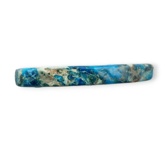 Jaspis cesarski plaster z dziurką 37x22 mm nr 388